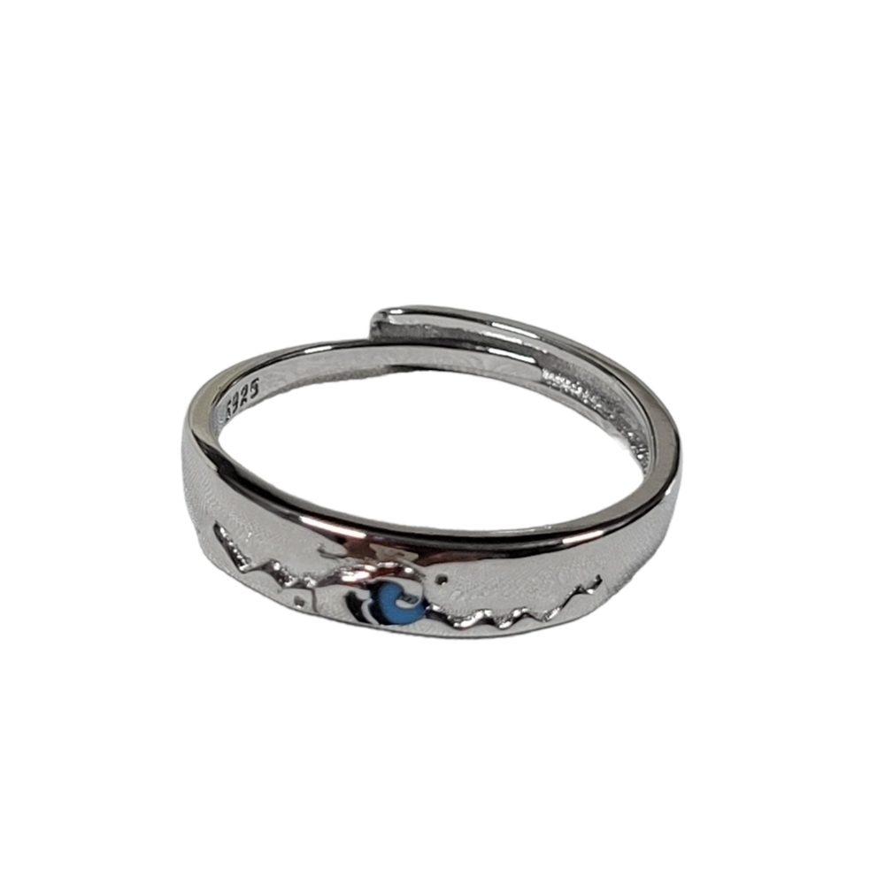Sand & Surf Sterling Silver Ring, S925 - Picture 4 of 10